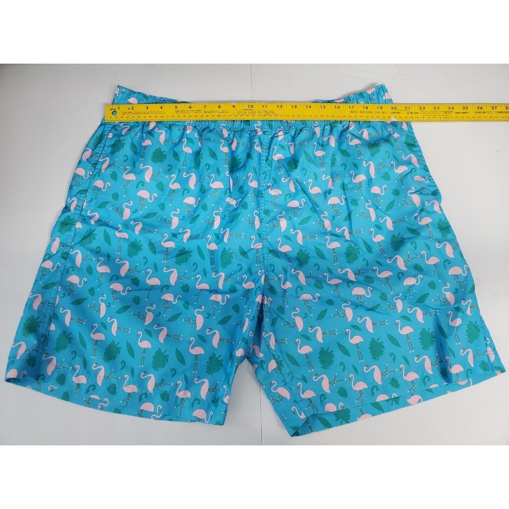 Hawaiian Authentics Swim Trunks/Shorts XXL Lined Flamingos‎